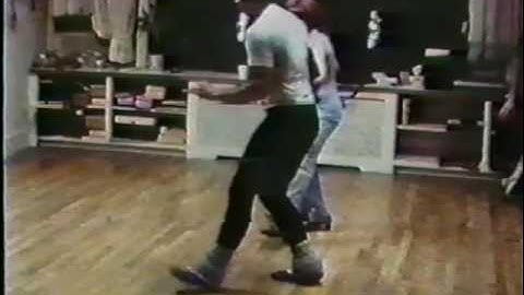 Eddie Torres Teaching June Laberta The Syncopated Pachanga Step at June Laberta