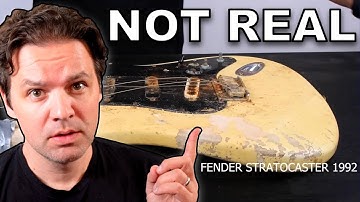 So FAKE it’s funny - Fender Stratocaster Old Guitar Restoration Video