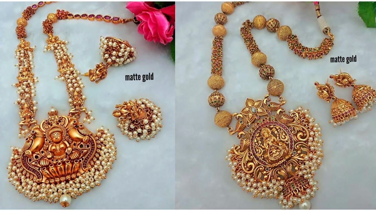 New  1 gm Gold Haram - Mini and long haram with price /Aishi Jewellery