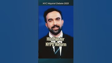 NYC Mayoral Debate: Zohran Mamdani on Crime and NYPD Reform