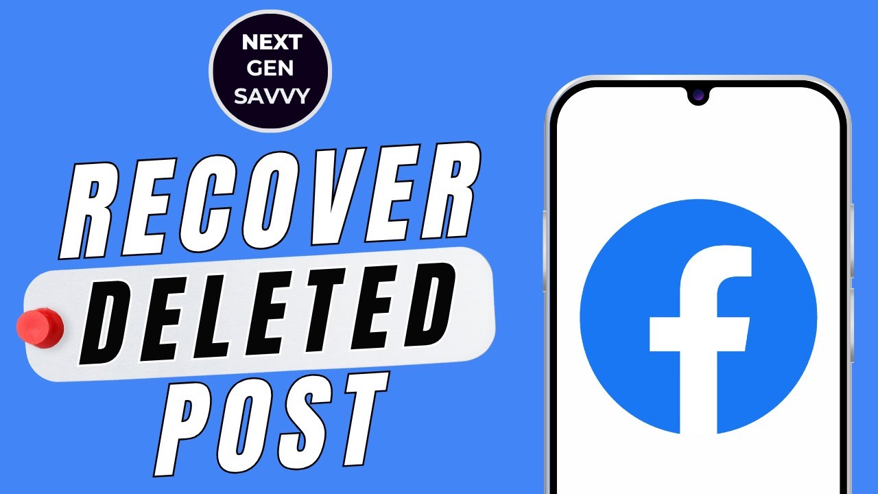 HOW TO RECOVER A DELETED POST ON FACEBOOK - YouTube