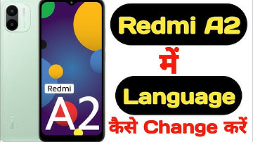 How to Change language in Redmi A2 || Redmi A2 me language kaise change kare ||