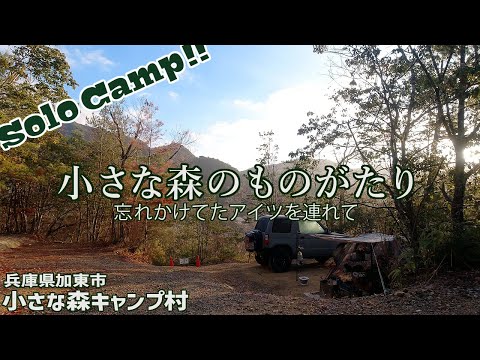 【ソロキャンプ】 小さな森のものがたり 4年ぶりの相棒と共に 【兵庫県】