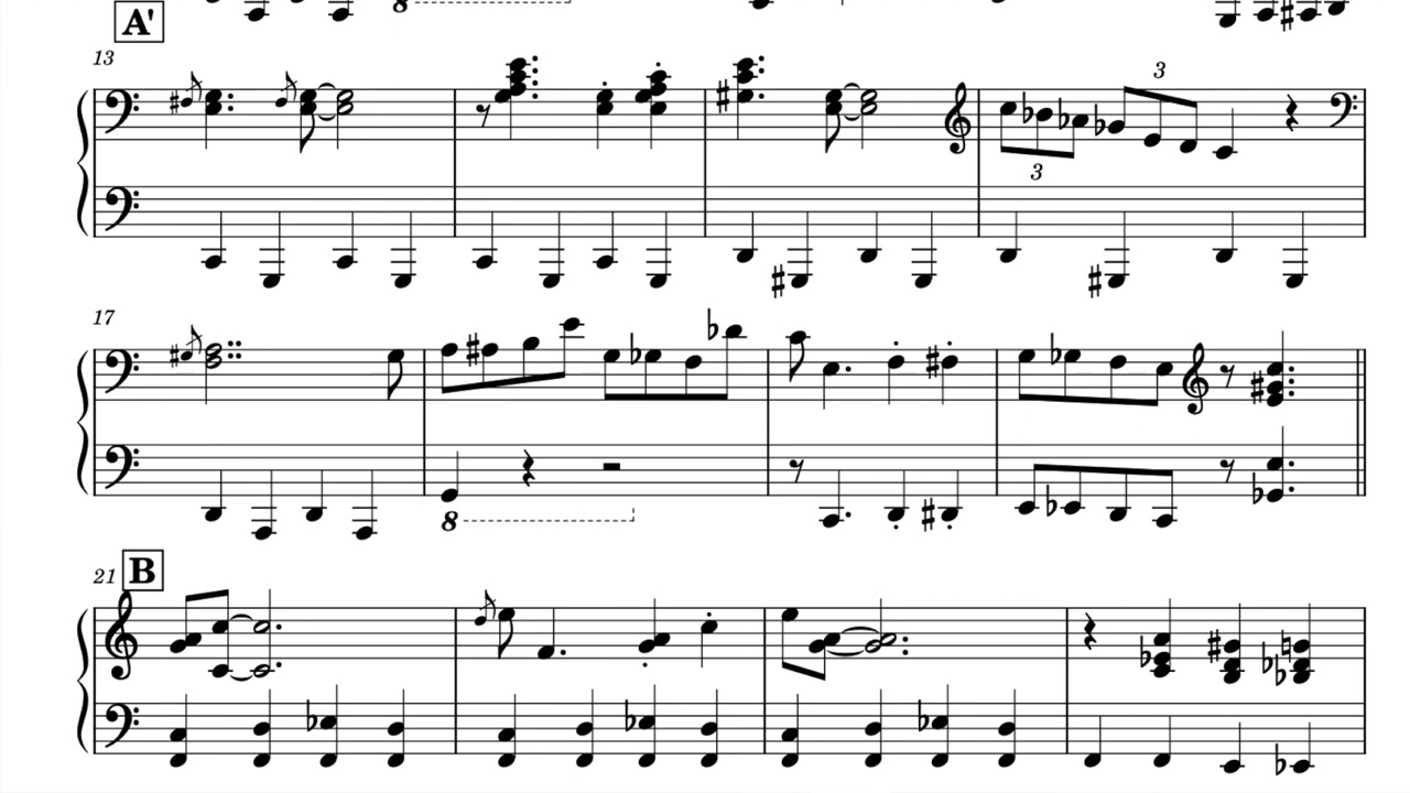 Take the A Train (sheet music) - YouTube