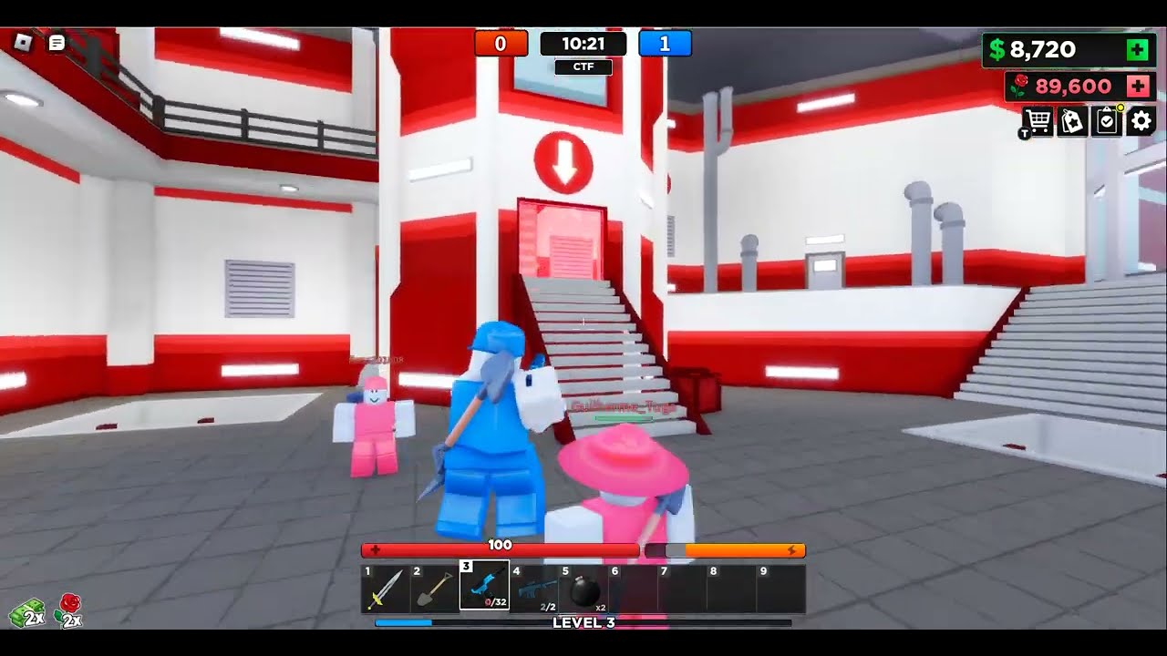 ROBLOX Funny Moments - Flag Wars (No Commentary)