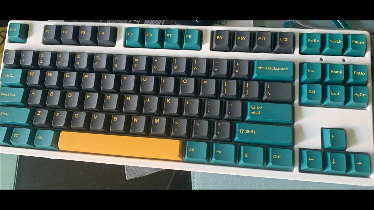 TKL Build with Akko Jelly Black with Lube and Mod