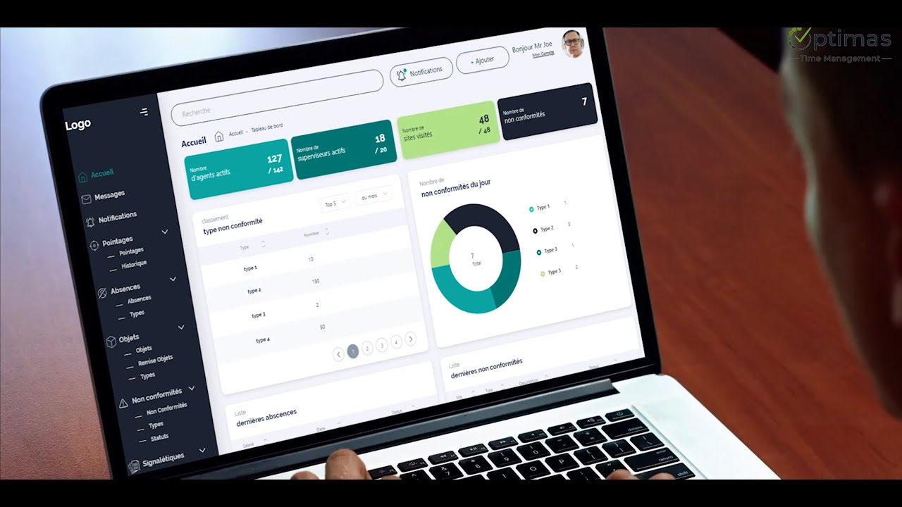 Optimas - Pointage Mobile