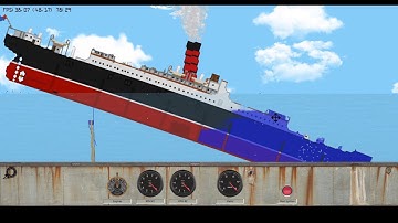 Sinking the R.M.S. Carpathia in Floating Sandbox