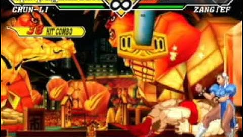 Capcom Vs SNK 2 - Chun-Li 58 hit combo
