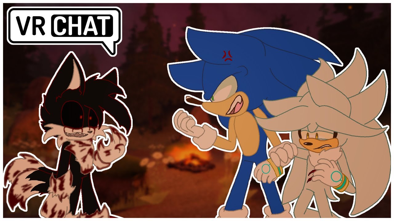 Tails.EXE Attacks Silver & Sonic! (VR Chat) 