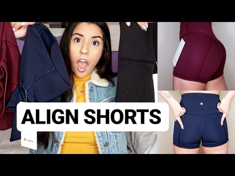 LULULEMON HAUL - ALIGN SHORTS !!!! 