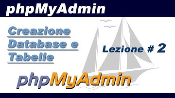 PhpMyAdmin in 1 ora. Lezione #2 - Creazione database e tabelle PHPMyAdmin