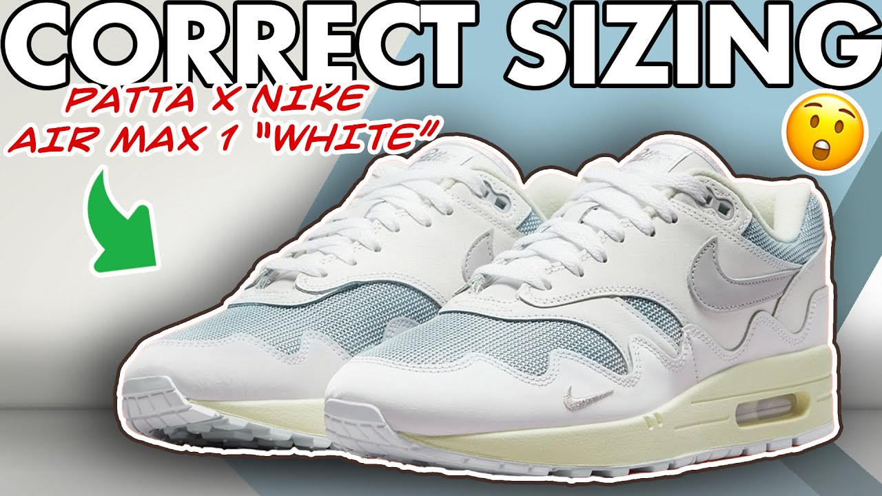 Sizing - Patta x Nike Air Max 1 Gray Review, and Worth it? #shorts #airmax1 - YouTube