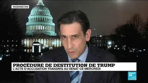 Procédure de destitution de Donald Trump : le Sénat entre en scène