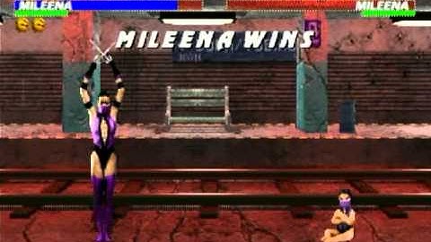 Mortal Kombat Trilogy - Saturn - Mileena - Babality