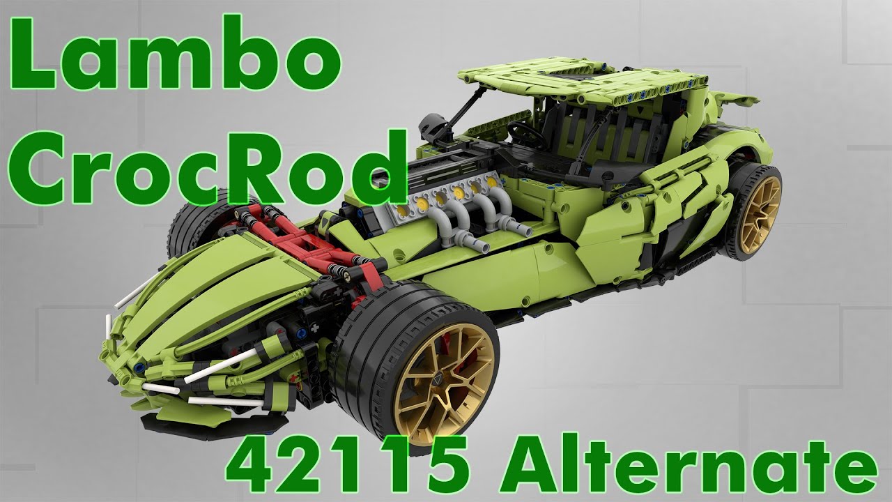 Lambo CrocRod | Lego 42115 B-Model (alternate Build) - YouTube