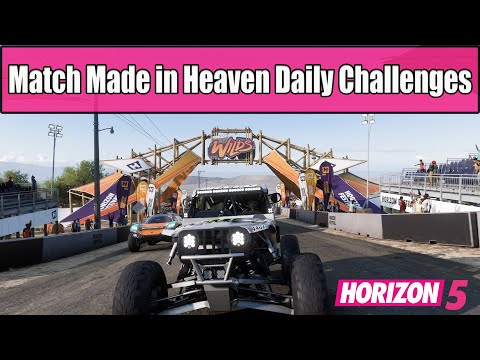 Forza Horizon 5 Match Made in Heaven Daily Challenges Win Dirt Racing Event in any Unlimited Offroad