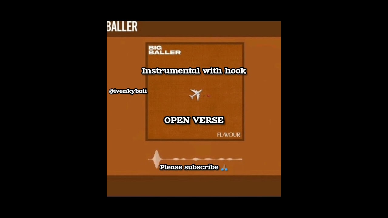 Flavour - Big Baller | Freebeat instrumental hook open verse afrobeat afro pop dancehall Amapiano