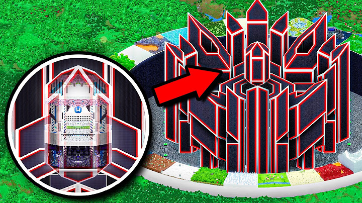 Das ZENTRUM der GRÖßTEN SURVIVAL BASE in Minecraft...