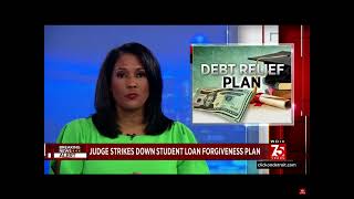 US Federal Judge Strikes Down Biden’s Student Debt Relief Bill