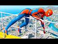 SPIDERMAN CRAZY JUMPSFALLS GTA 5 Spider Man Gameplay SPIDERMAN CRAZY JUMPSFALLS GTA 5 Spider Man Gameplay