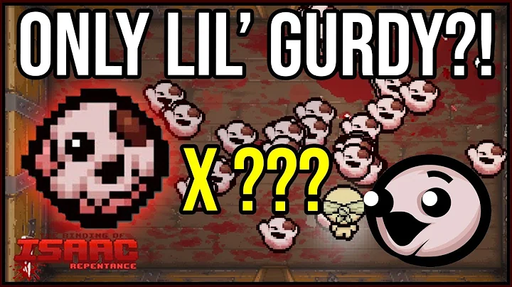 Can I Beat Isaac Using ONLY Gurdy Jr? - The Binding Of Isaac: Repentance Mod!