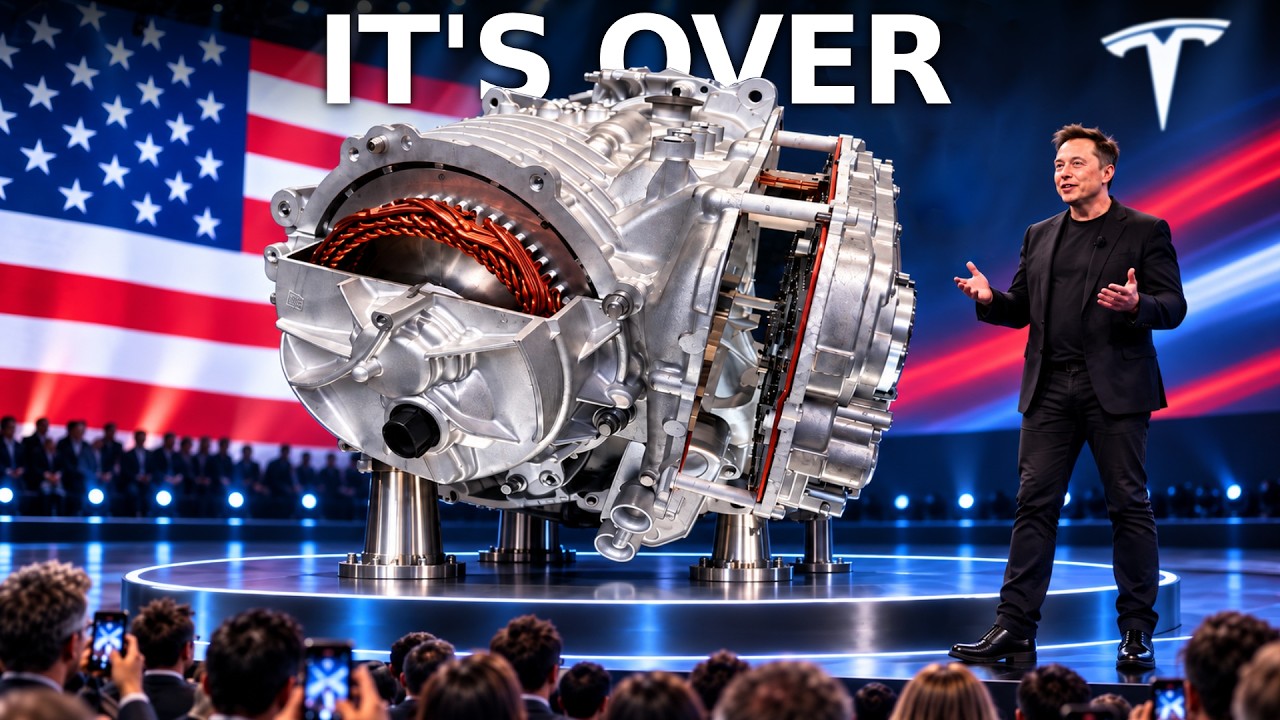 “Tesla’s Revolutionary Next-Gen Electric Motor Stuns the EV Industry!” – Video