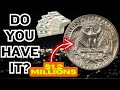 Top 10 Valuable Silver Washington Quarters Dollar Coins Worth Thousands!