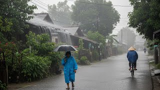 Tropical Storm in Java 🌧️ Nature Ambience Sounds for Stress Relief