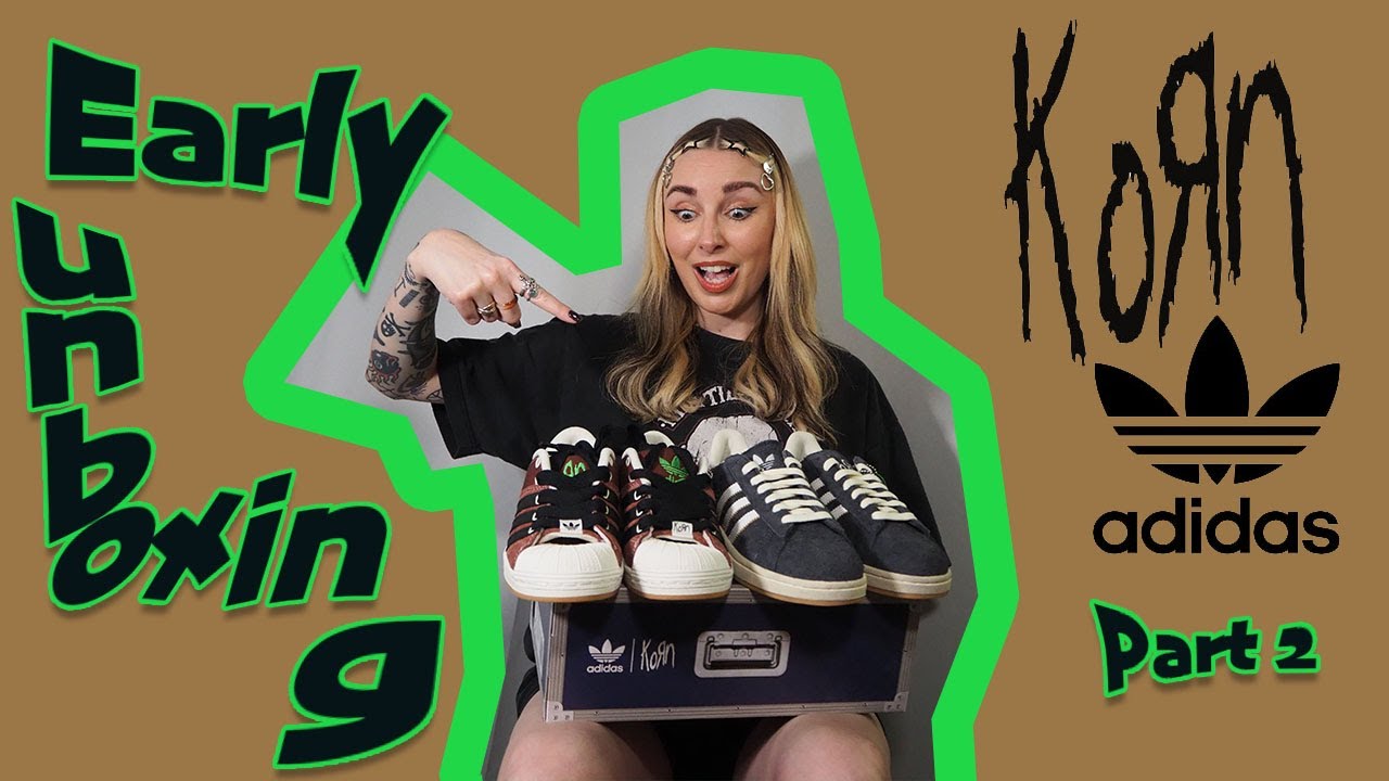 Korn x adidas // Part 2 // Early Sneaker Unboxing! - YouTube