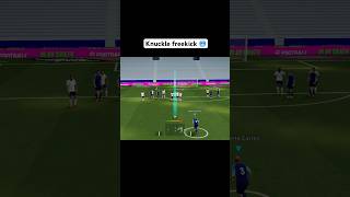 Knuckle freekick🥶 #youtubeshorts #efootball #viralshorts #football #robertocarlos #messi #ronaldo
