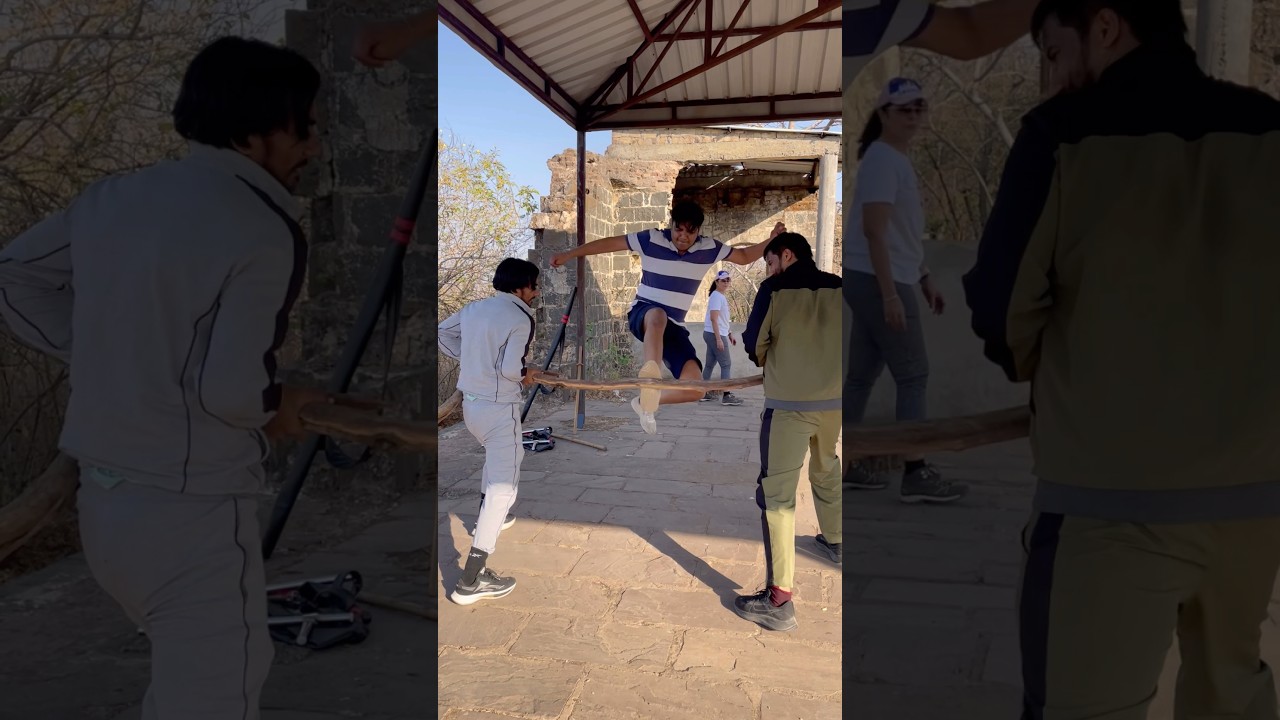 A powerful kick demonstration 