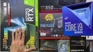 intel Core i9 10900K ASUS ROG STRIX Z490I GAMING CORSAIR VENGEANCE RGB PRO SL ZOTAC RTX3070 FULL