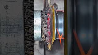 Two steel brushes… and suddenly FIRE! 🔥 #asmr  #fire #sparks #metalwork #satisfying #machine #shorts