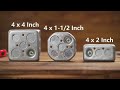 Cajas eléctricas 2×4 y 4×4: guía de tamaños, profundidades y usos