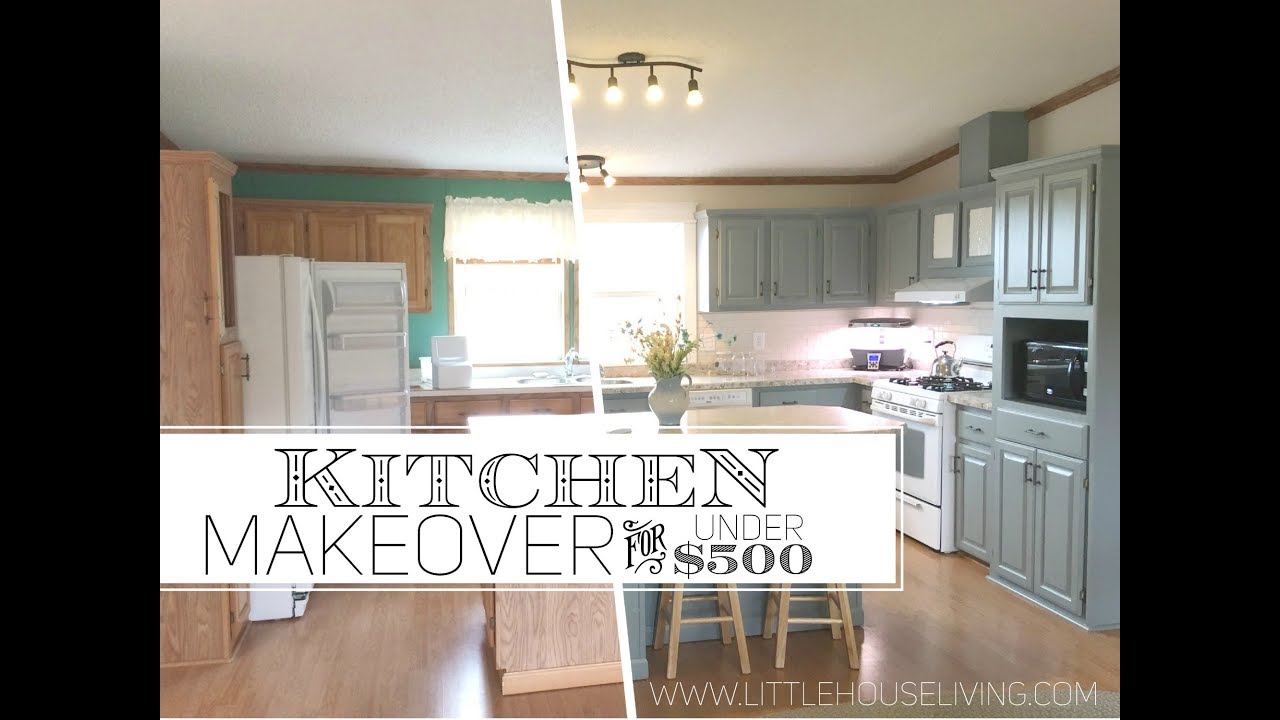 Amazing Kitchen Makeover for Under 500 YouTube