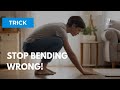 How to Pick Up Items Safely | Trick #2: Full Squat Technique