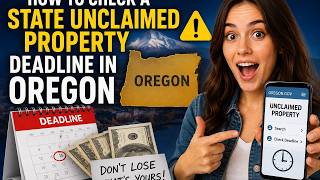 How to check a state unclaimed property deadline in Oregon