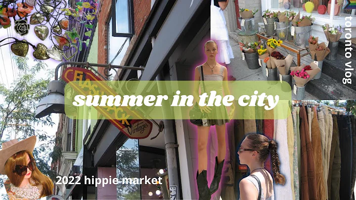 thrifting at a hippie market ~ day in the city wit...