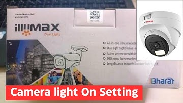 Cp Plus illumax Camera light Setting