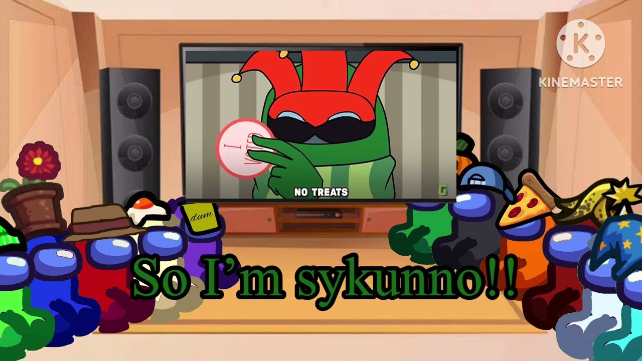 Among us reacts to the trickster by ​@GaminglyMusic