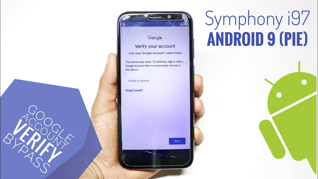 Symphony i97 (FRP) Bypass Remove Google Account Verify