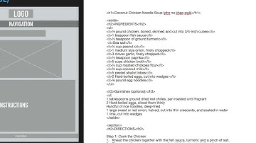 HTML Basics - Recipe Site - Part 2 of 4 (Language: Myanmar)