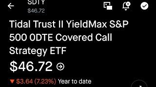 XDTE VS SDTY I was right  ( yieldmax vs roundhil l)