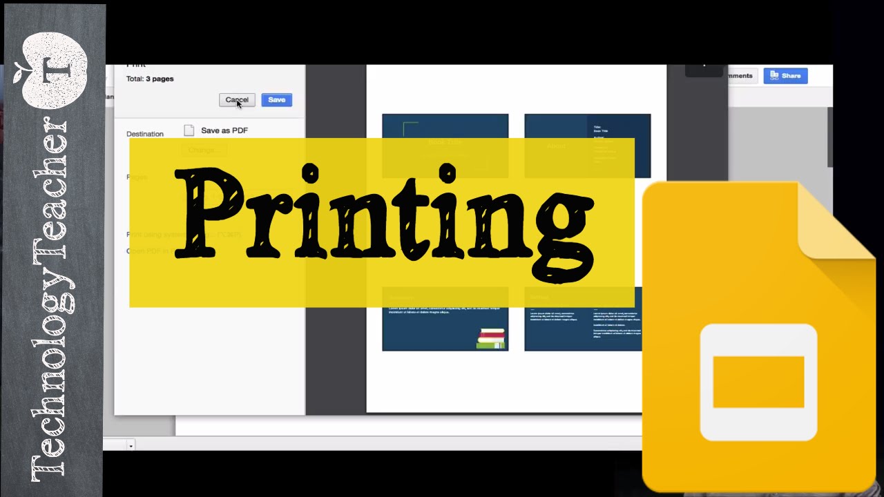 print presentation google slides