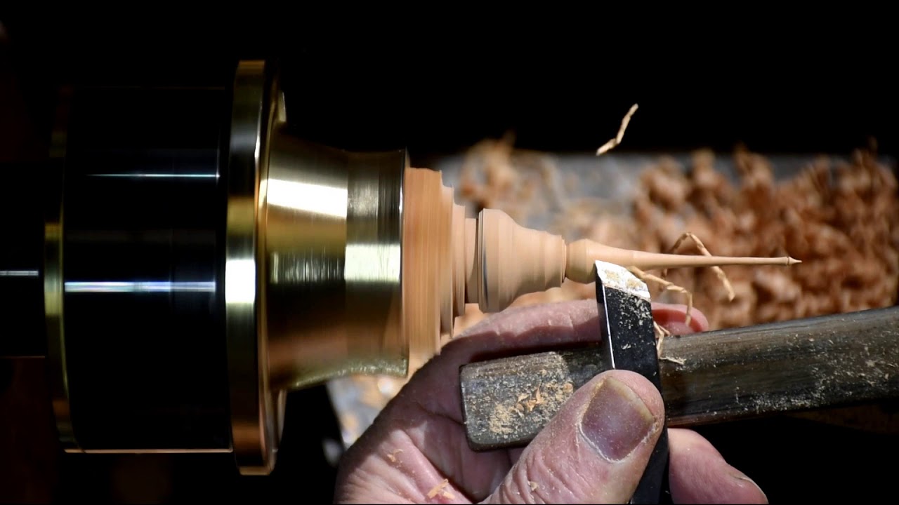 Turn a finial for your Christmas Ornament YouTube