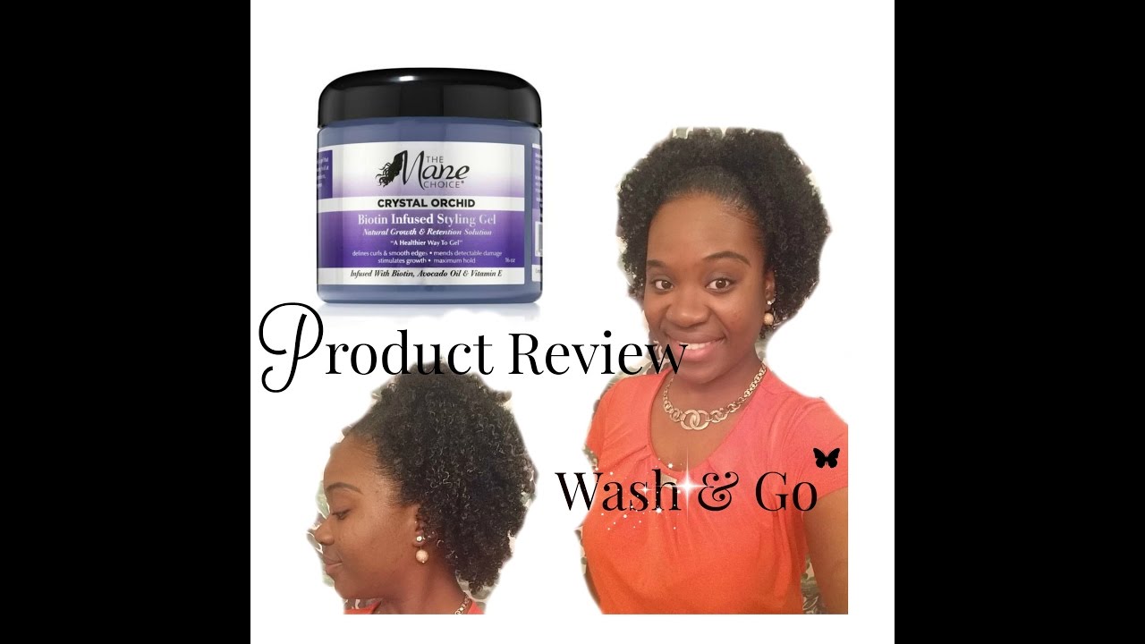 The Mane Choice Styling Gel Review Wash & Go YouTube