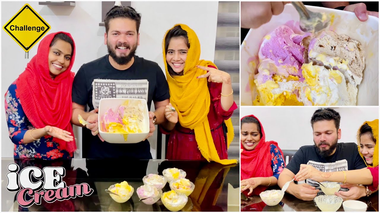 Ice Cream 🍨 Eating Challenge 😋 | Mashura | Basheer Bashi | Suhana