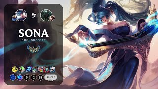 Sona Support vs Pyke  EUW Challenger Patch 14.2