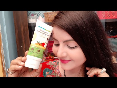 Sunscreen for summers for indian skintype | Mamaearth UltraLight Indian sunscreen spf50 pa+++| RARA|